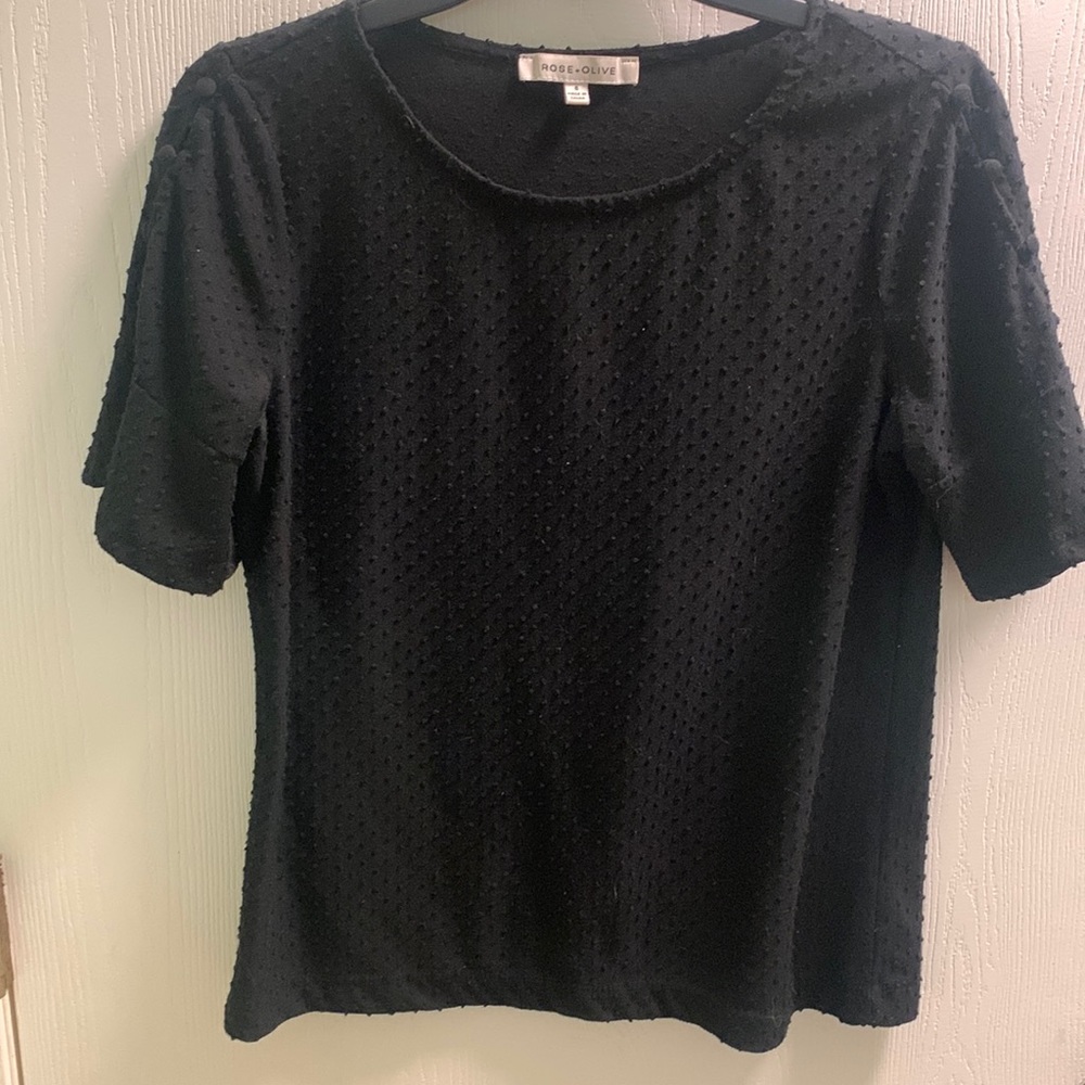 Black Cute Shortsleeve